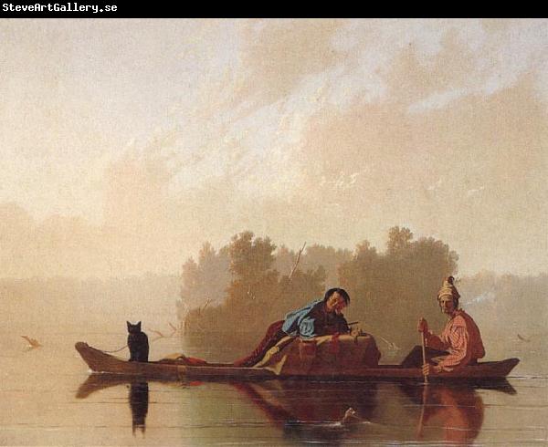 George Caleb Bingham Fur Traders Descending the Missouri